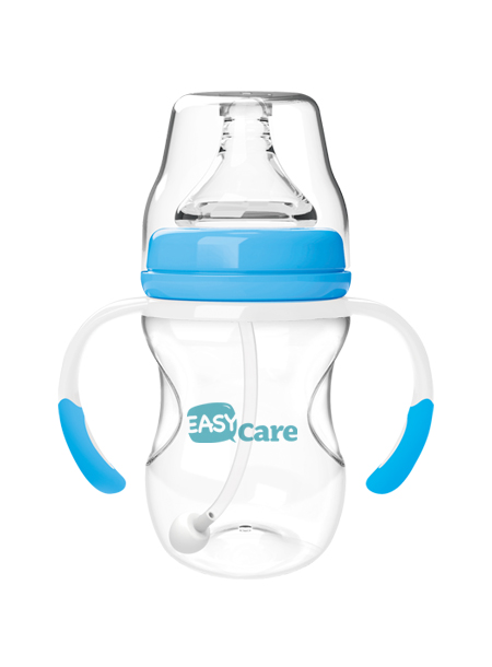 伊斯卡爾160mlPP自動(dòng)寬口徑奶瓶(藍(lán))