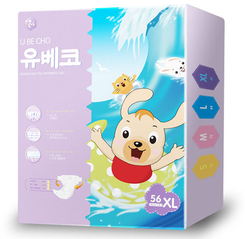 優(yōu)貝可極薄款yinge紙尿褲XL碼56片大包裝