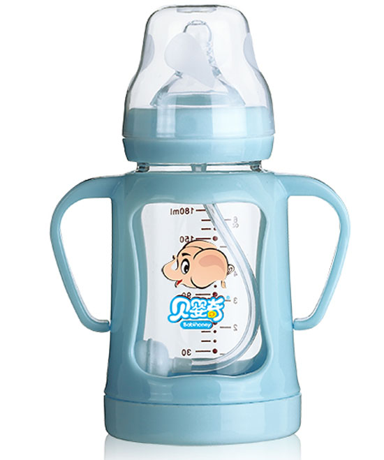 貝嬰奇寬口防爆晶鉆玻璃奶瓶120ML