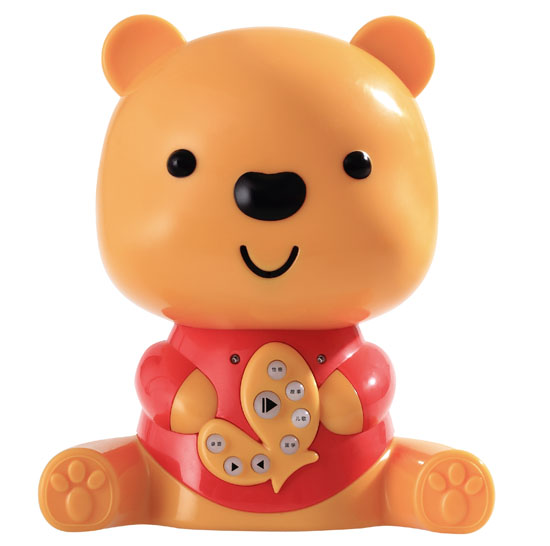 樂(lè)琪小熊哈彼早教故事機(jī)紅色