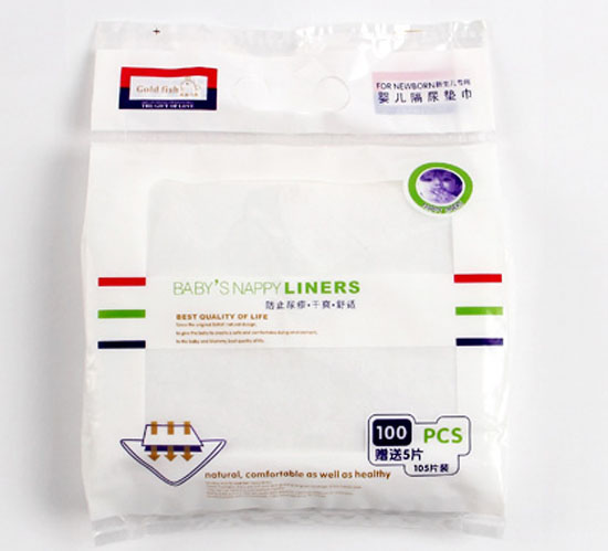 金色小魚yinge隔尿墊巾105片裝