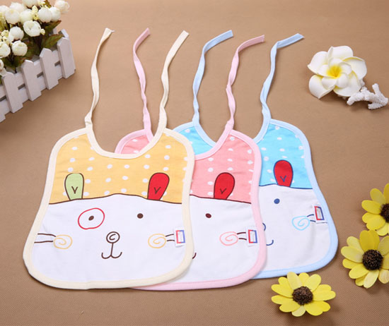 金色小魚(yú)單面竹纖維口水圍