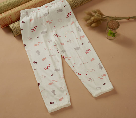 金色小魚(yú)竹纖維單面小魚(yú)單條褲