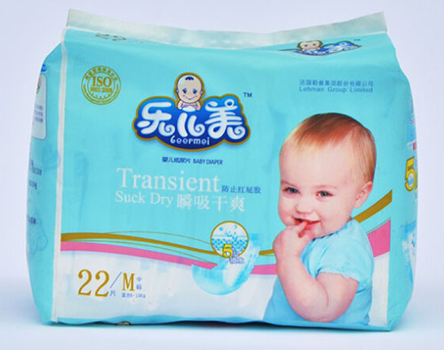 樂(lè)兒美瞬吸干爽yinge紙尿褲M碼22片