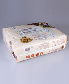 麥奇熊親膚極薄嬰兒紙尿褲M碼背面