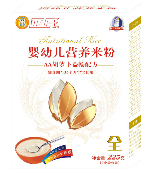 亞氏AA胡蘿卜益暢yingye米粉盒裝