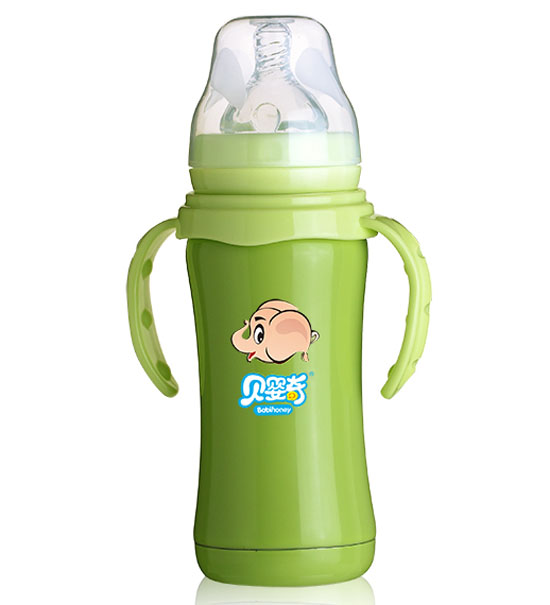 貝嬰奇180ML寬口不銹鋼內膽保溫奶瓶