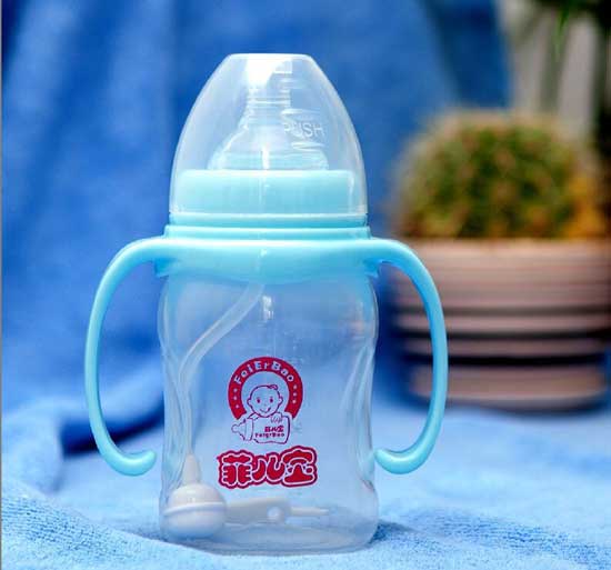 菲兒寶210ML寬口PP全自動菱形奶瓶(藍(lán)色)