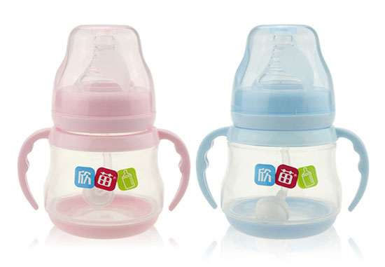 欣苗弧形底座PP奶瓶