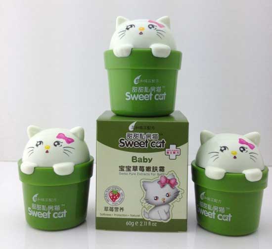 甜甜私房貓寶寶草莓嫩膚霜60g