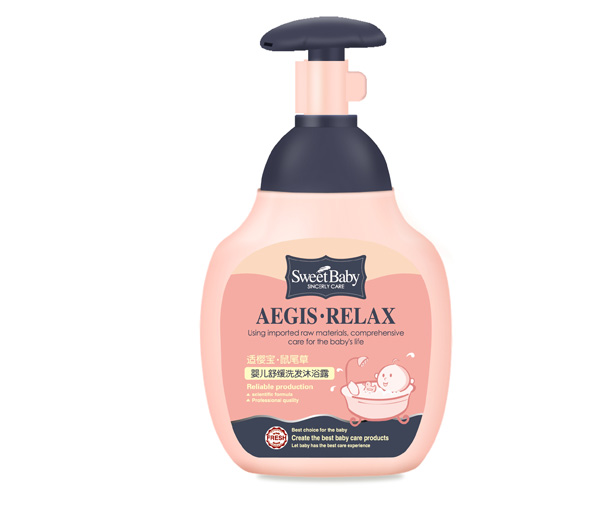 新適櫻寶鼠尾草yinge舒緩洗發(fā)沐浴露330ml