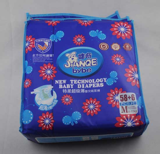 健奇大包特柔超級薄yinge紙尿褲M碼