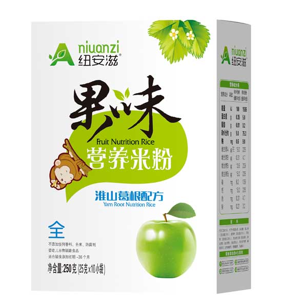 紐安滋淮山葛根配方果味營養(yǎng)米粉(盒)