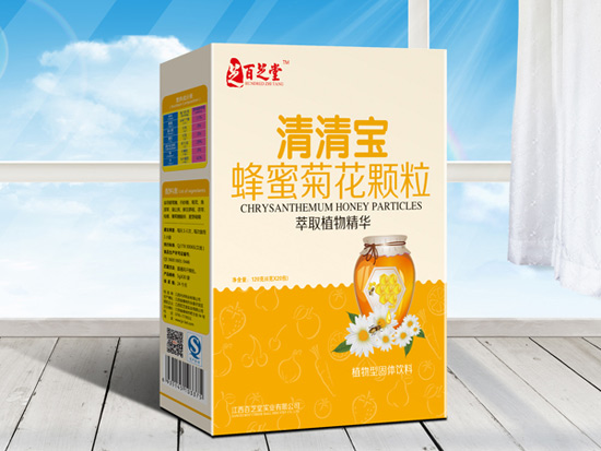 百芝堂蜂蜜菊花清清寶顆粒