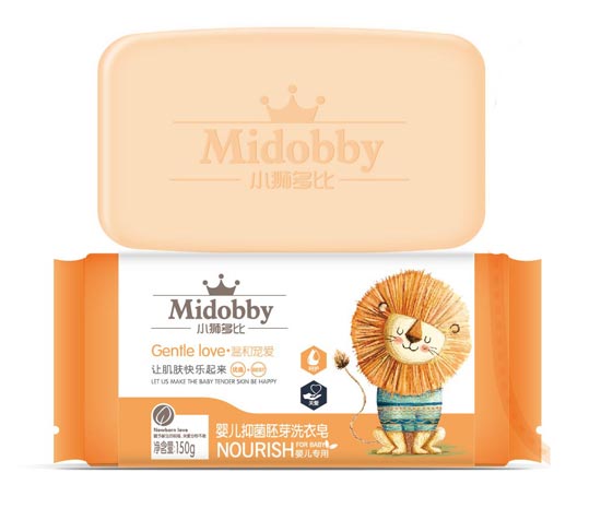 小獅多比yinge抑菌胚芽洗衣皂150g