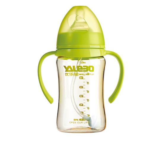 優(yōu)樂(lè)寶PPSU寬口徑有柄自動(dòng)奶瓶240ML(Y)