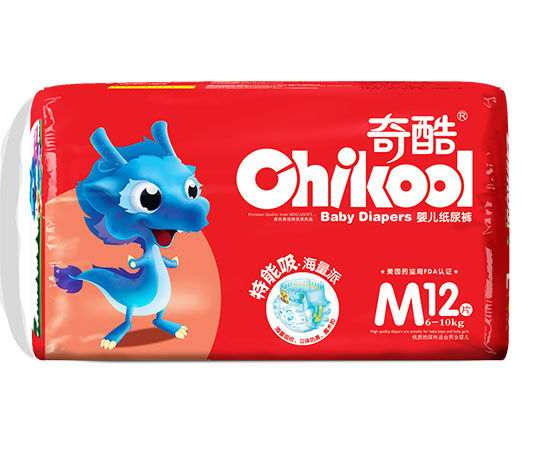 奇酷龍紙尿褲M12片