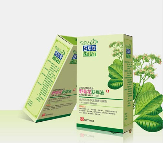 百草靈野菊花膚癢液