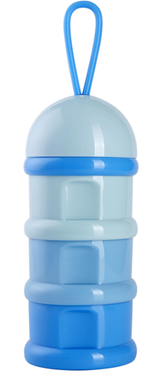 Dexbaby 三層奶粉盒藍色