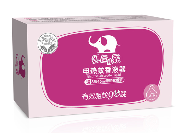 紅色小象1+3驅(qū)蚊液套裝