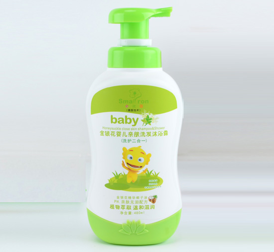 小狀園yinge金銀花親膚洗發(fā)沐浴露1000ML