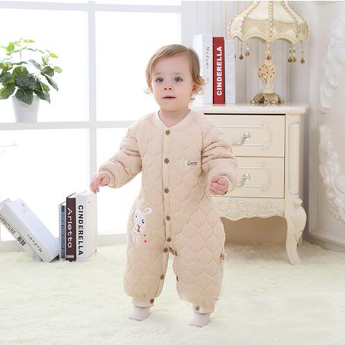 蓓琪兔yinge服飾2015秋冬新品絎棉系列系扣哈衣0