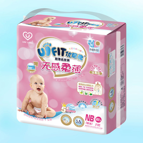 優(yōu)尼弗無感柔薄yinge紙尿褲NB碼62入