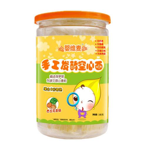 嬰維麥?zhǔn)止ぐl(fā)酵空心面西蘭花香菇