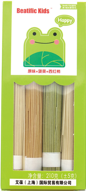 Beatific-Kids原味+菠菜+西紅柿面