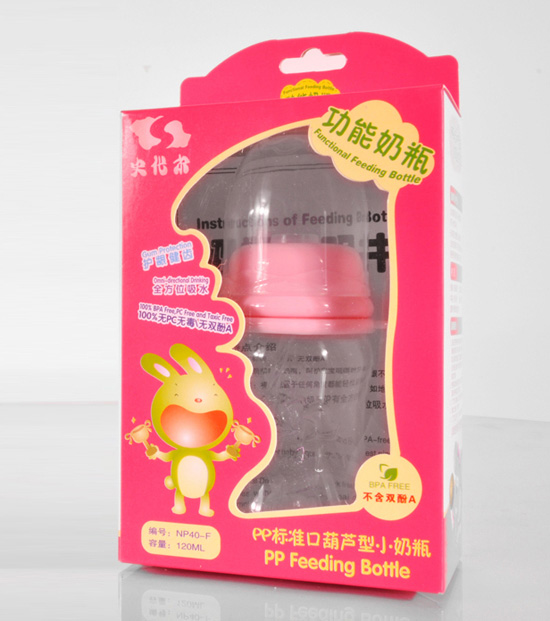 史代爾PP標準口葫蘆型奶瓶120ml粉