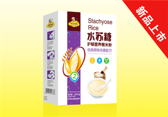 歐貝米拉水蘇糖護(hù)暢營養(yǎng)餐米粉原味純香配方盒裝