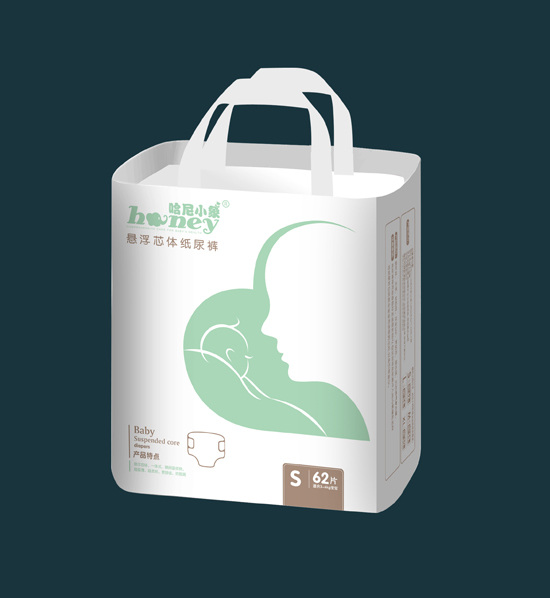 哈尼小象懸浮芯體yinge紙尿褲S碼62片