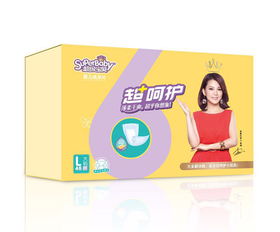 超級寶貝超呵護yinge紙尿片L碼48片