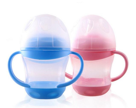 愛嬰寶母嬰用品 yingye軟嘴水杯 兒童鴨嘴式學飲杯160ml
