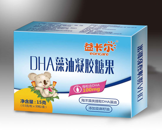 益卡爾DHA藻油凝膠糖果