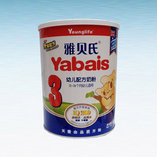 雅貝氏IQ200youe配方奶粉3段(聽裝)
