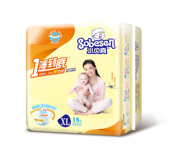 小貝真一薄到底yinge紙尿褲XL碼18片
