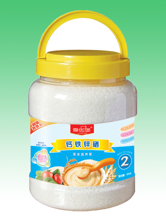 愛因堡鈣鐵鋅硒貢米營養(yǎng)粉2段