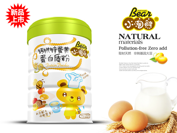 小淘熊鈣鐵鋅蛋黃蛋白質粉