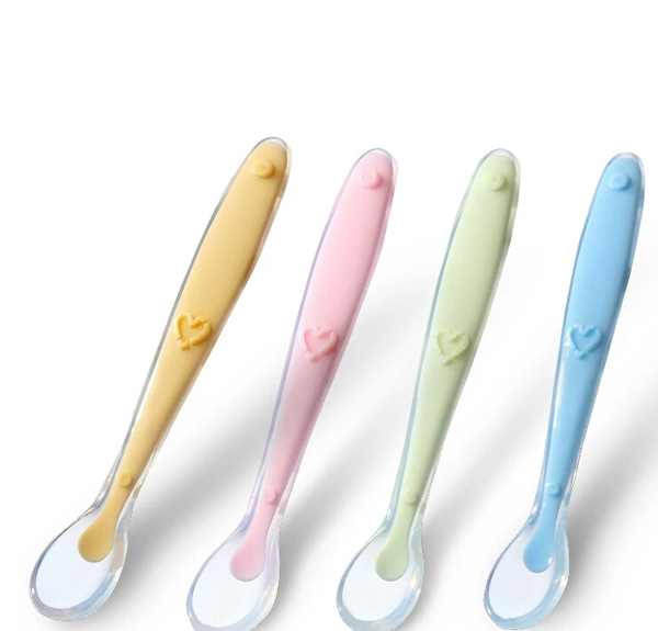 盟寶兩個裝全硅膠勺