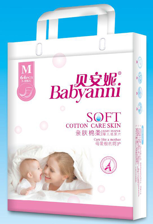貝安妮親膚棉柔嬰兒紙尿片M
