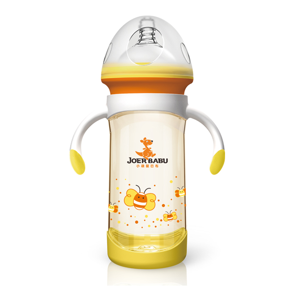 小袋鼠巴布PPSU奶瓶BP-802黃色