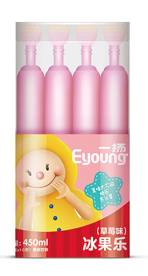 一揚(yáng)草莓味冰果樂(lè)