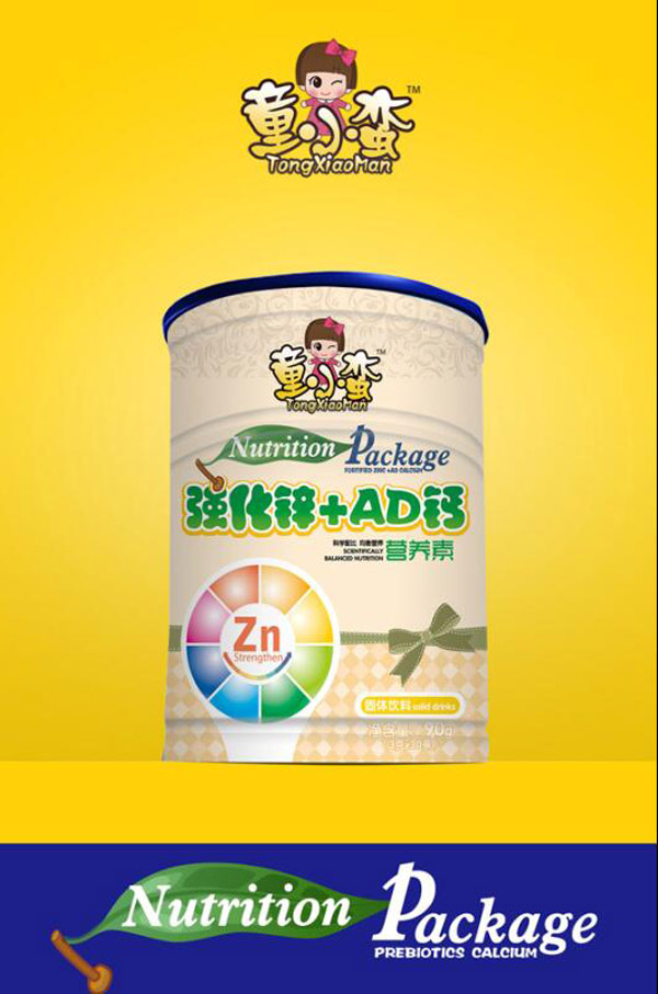 童小蠻強化鋅+AD鈣營養(yǎng)素