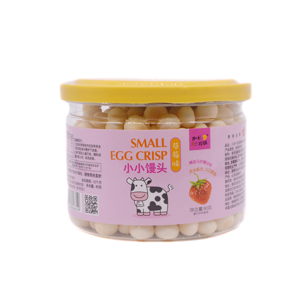 捌月拾伍小小饅頭小牛草莓味80g