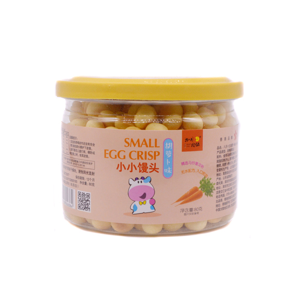 捌月拾伍小小饅頭小牛胡蘿卜味80g