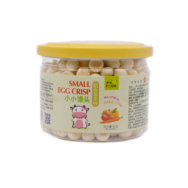 捌月拾伍小小饅頭小牛綜合蔬菜味80g