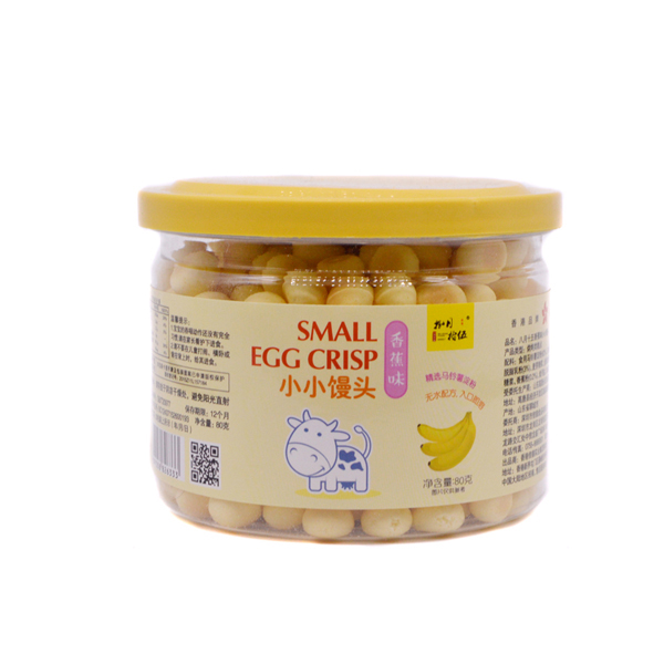 捌月拾伍小小饅頭小牛香蕉味80g