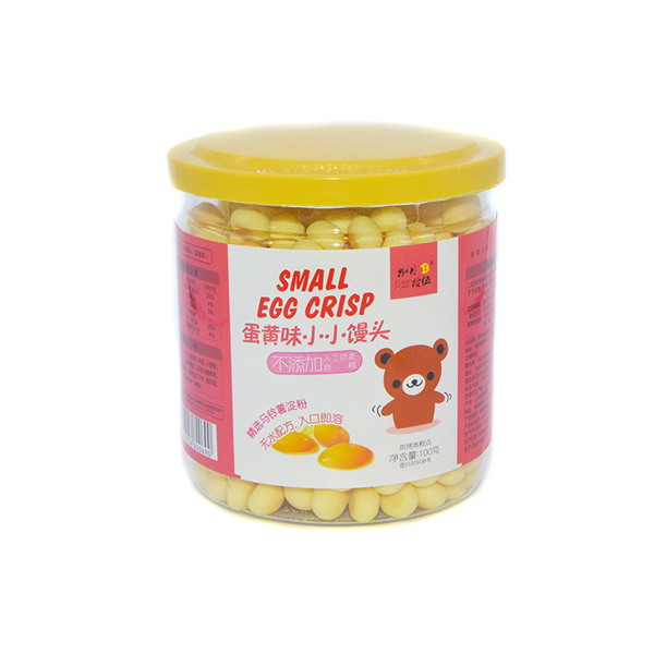 捌月拾伍小小饅頭小熊蛋黃味100g