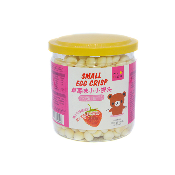 捌月拾伍小小饅頭小熊草莓味100g